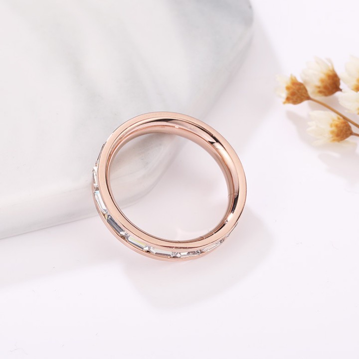 Nhẫn Nữ 1 Vòng Đá Titan Ko Rỉ TT 1987