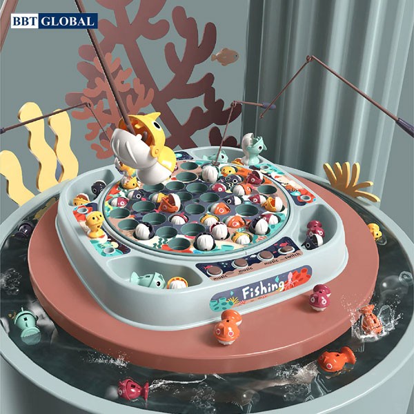 Bộ đồ chơi câu vịt cao cấp có nhạc cho bé BBT Global 889-141