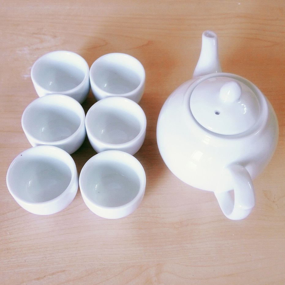 Bộ ấm trà Bát Tràng, cỡ nhỏ dung tích 300 ml