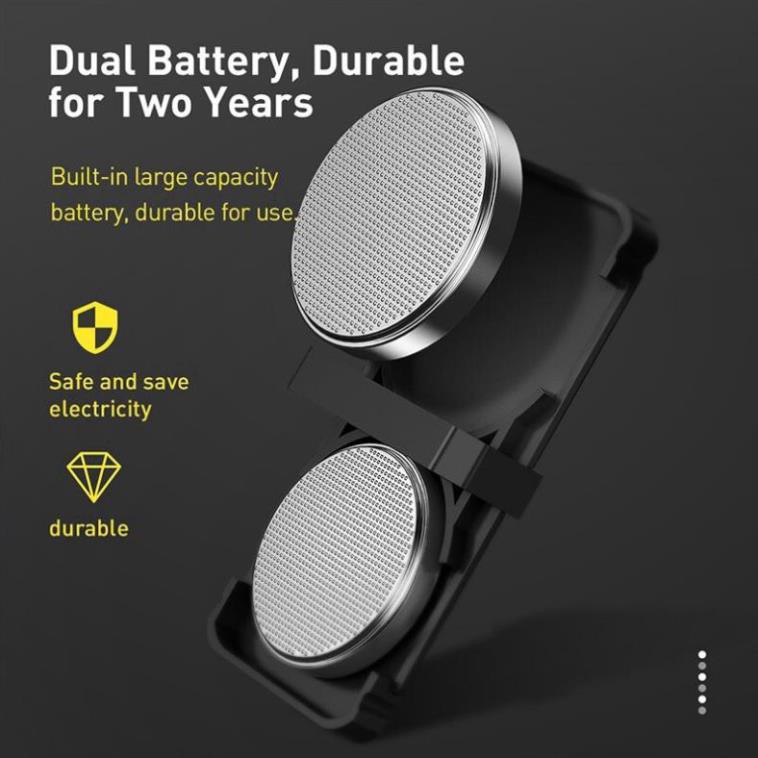 Set 2 Đèn LED BASEUS Dành Cho Xe Hơi Với 6 Bóng LED Độ Sáng Cao Tự Động Nhấp Nháy Cảnh Báo An Toàn