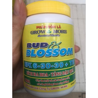 PHÂN BÓN LÁ KÍCH THÍCH RA HOA TĂNG ĐẬU QUẢ GROWMORE BUD BLOSSOM 6-30-30+TE