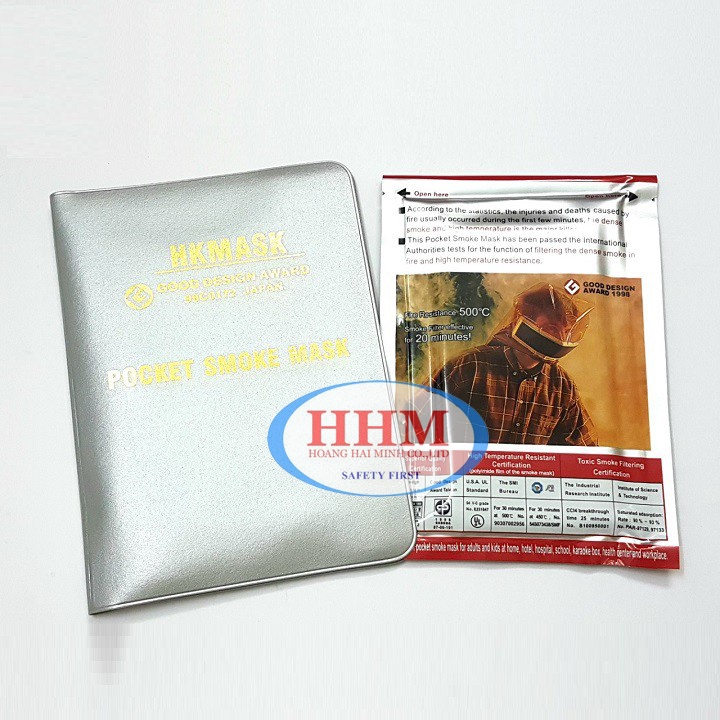Mặt nạ chống khói thoát hiểm HKMASK - Tiện lợi - Nhanh chóng
