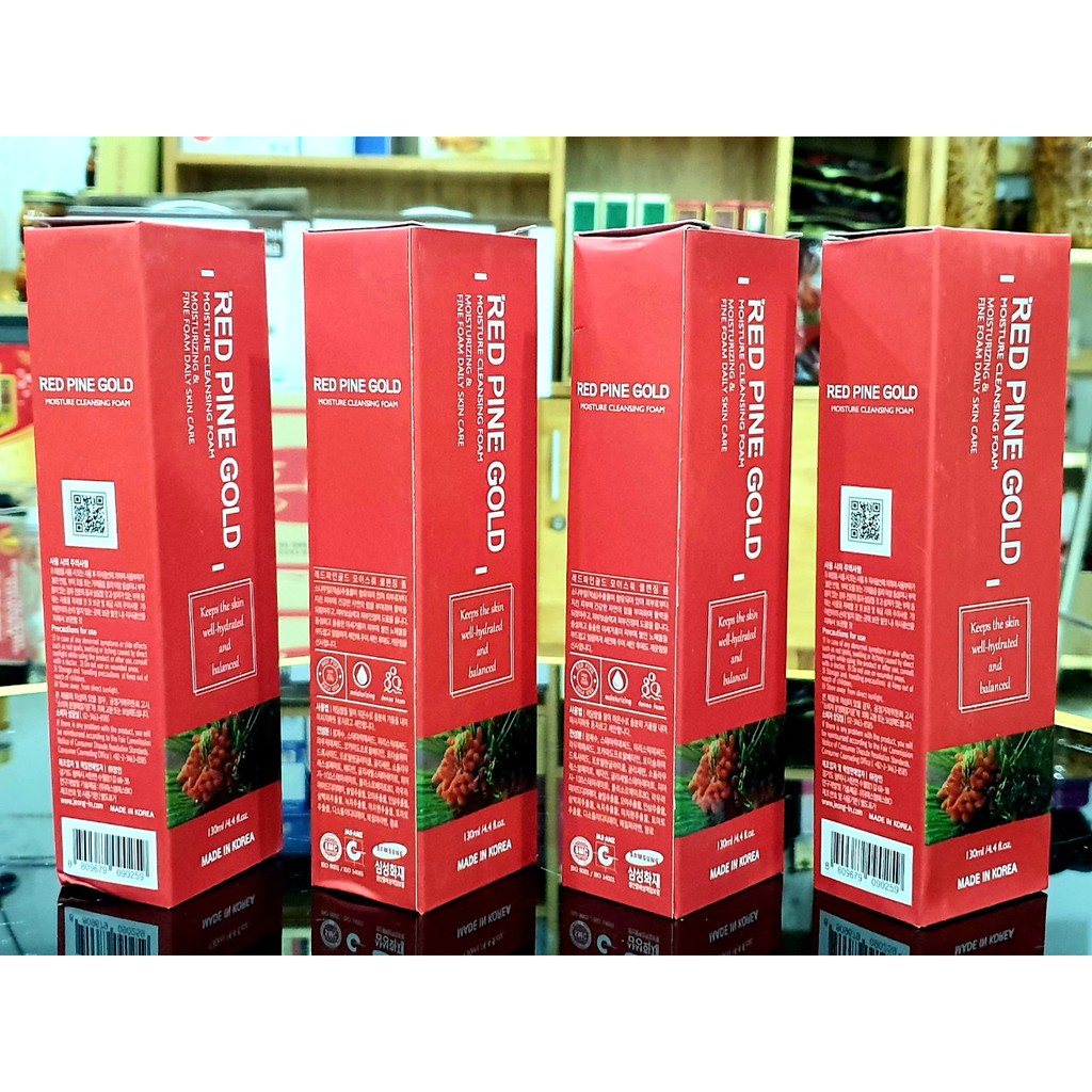SỮA RỬA MẶT TINH DẦU THÔNG ĐỎ HÀN QUỐC RED PINE GOLD 130ML | BigBuy360 - bigbuy360.vn