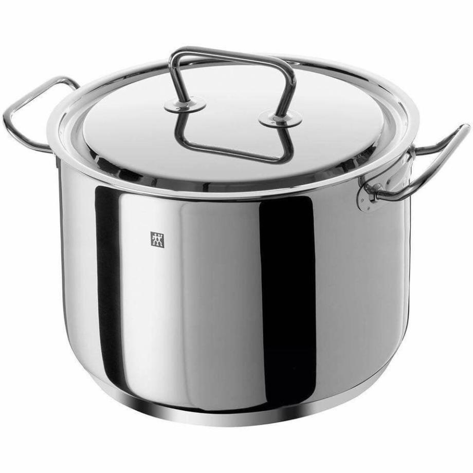 Nồi luộc gà Zwilling Classic  đáy 3 lớp, thép Cromargan không gỉ Dung tích 14L