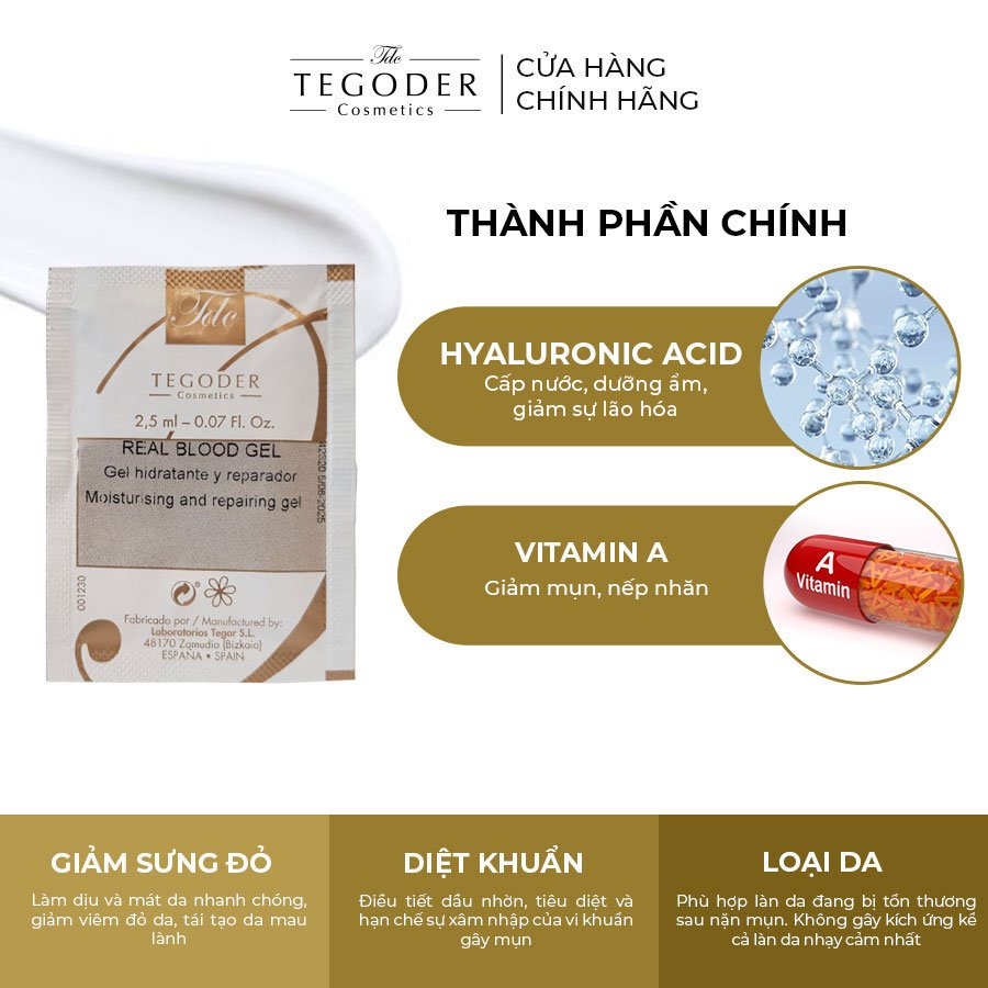 [HB Gift] Bộ 4 mẫu thử chăm sóc da Tegoder