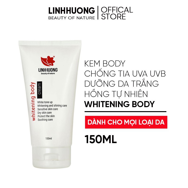Kem body toàn thân trắng da Linh Hương Whitening Body Cream 150ml | BigBuy360 - bigbuy360.vn