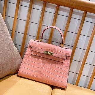  Túi HM Size 25 Da Trơn Tặng Kèm Khăn Lụa Quấn Quai Túi Sang Trọng 