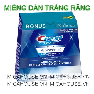  [ Full box ] 44 Miếng dán trắng răng Crest 3D Professional Effects hàng Mỹ