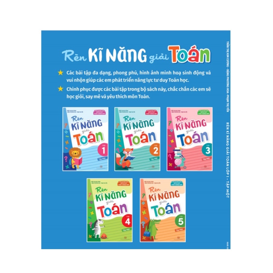 Sách - Rèn Kĩ Năng Giải Toán Lớp 1 - Tập 1 ( ML)