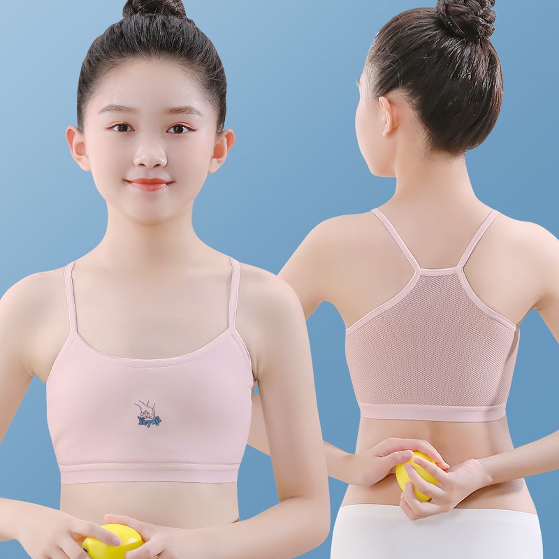 Áo Lót Cotton Mỏng Thời Trang Mùa Hè Mới Cho Bé Gái 10-12-15 Tuổi