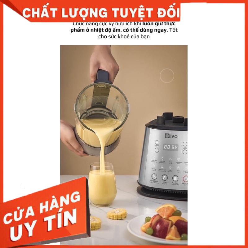 Máy Làm Sữa Hạt OLIVO X20 1800W Chính hãng - BH 24 tháng Máy Xay Sinh Tố, Làm Sữa Hạt Siêu Mịn Thương Hiệu Mỹ