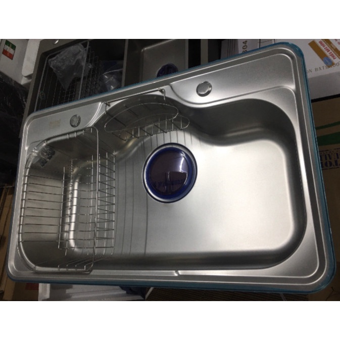 Chậu rửa bát 1 hố lớn VIHAN VHS-850 KT W850xD510xH210mm