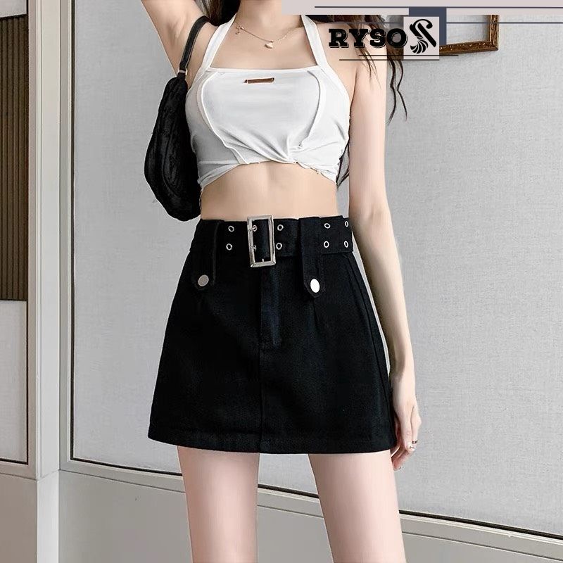 Chân váy chữ a kaki nữ kèm thắt lưng chất cao cấp phong cách năng động phong cách công sở cá tính váy bút chì dáng ôm