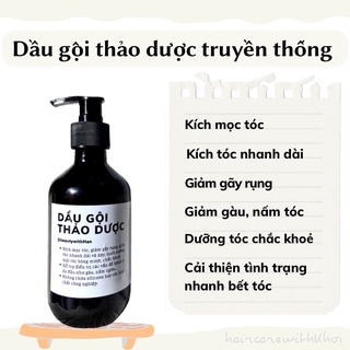 Dầu gội bồ kết cô đặc kích mọc tóc, giảm rụng tóc