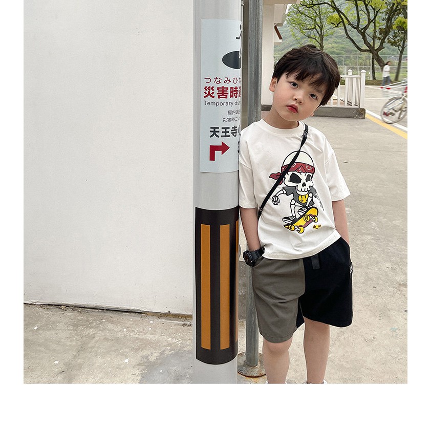 Áo thun tay lỡ in hình cho bé, áo phông cotton nam nữ unisex,Samyy_vn