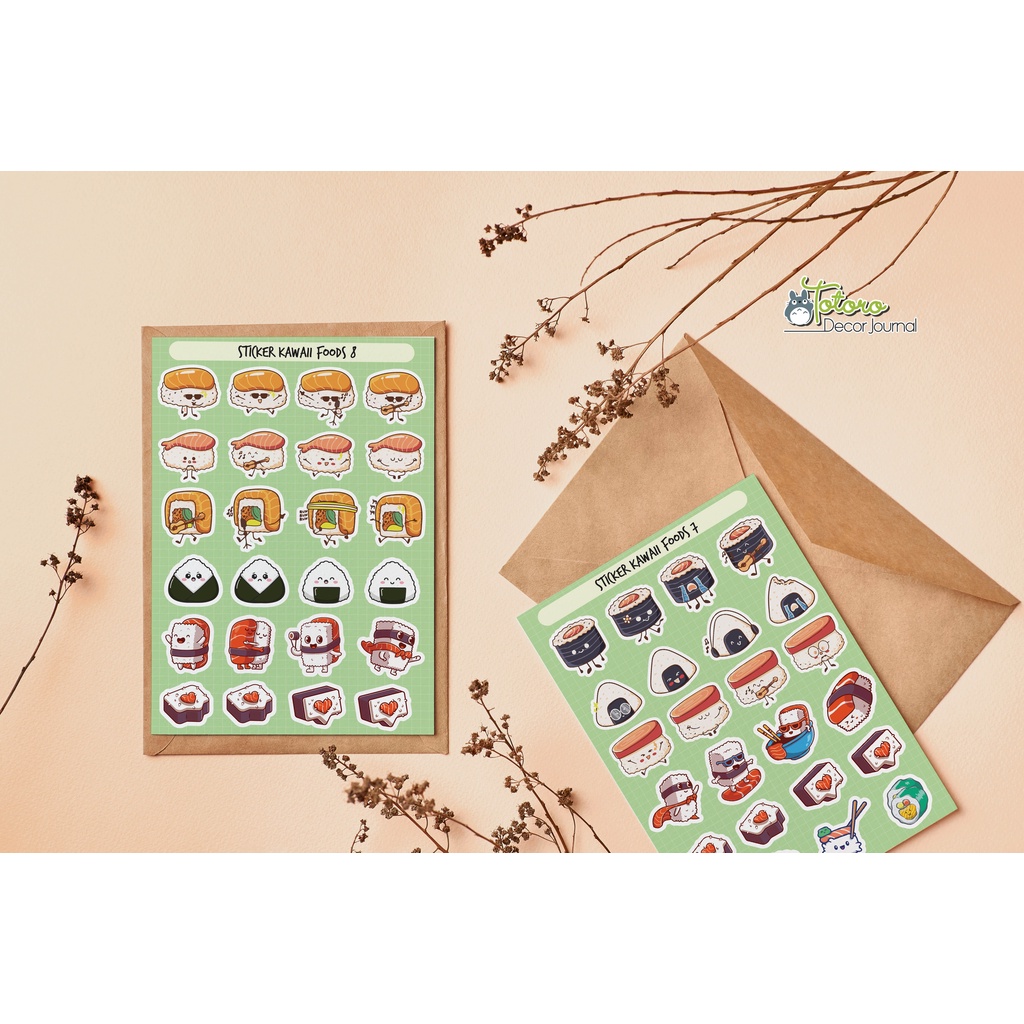 Sticker food dễ thương