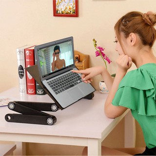 Bàn Laptop nhôm xoay đa năng 360 độ