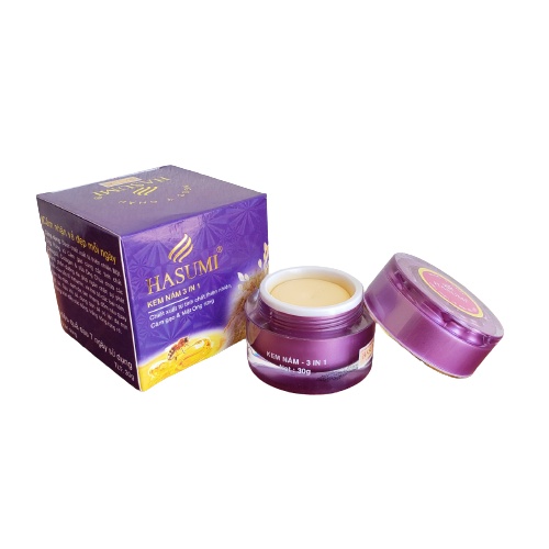 Kem dưỡng trắng da ngừa nám 3 in 1 Hasumi 30g