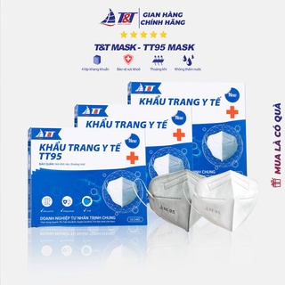 100 Chiếc Khẩu trang y tế TT95 Không Van form rộng Thoáng Khí - Chính hãng DNTN Trịnh Chung