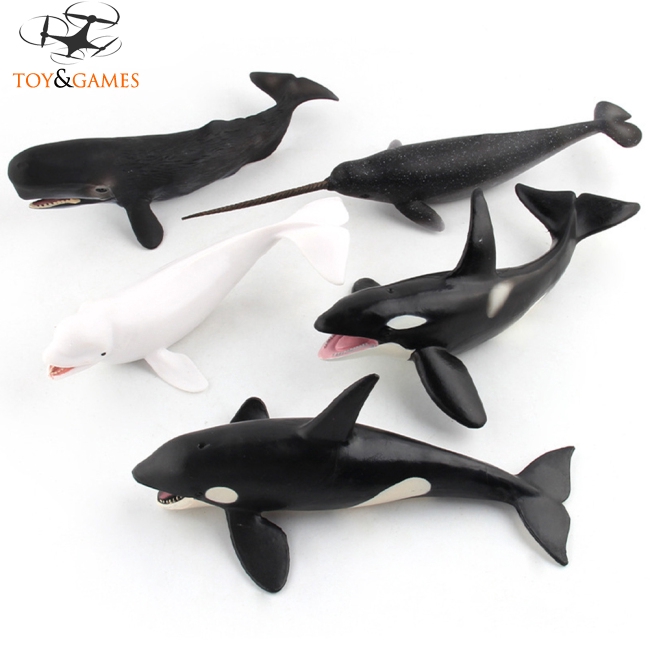 Mô hình chú cá voi đồ chơi cho bé Mô phỏng động vật biển cá voi mô hình đồ chơi đồ trang trí