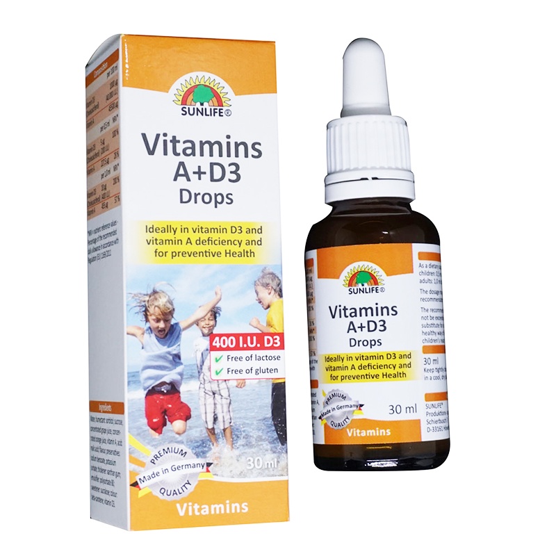 SUNLIFE Vitamin A+D3 Drops Made in Germany Shopee Việt Nam