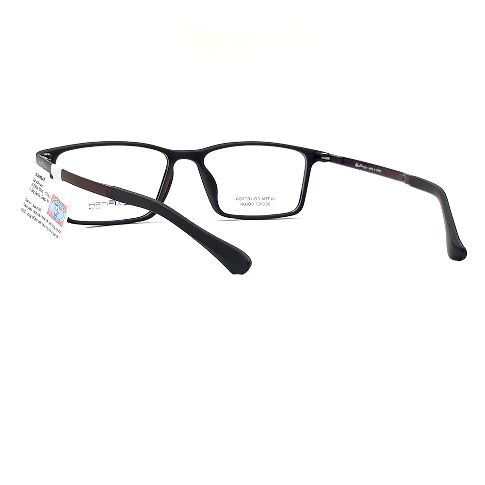 Gọng kính cận nam nữ Exfash EF67470 C214 chính hãng (tròng cận 0 độ)