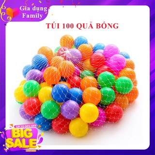 100 bóng nhựa nguyên sinh chất lượng cao an toàn tuyệt đối cho bé