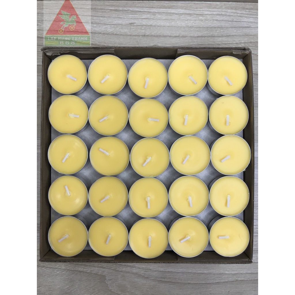 Sáp Bơ Tealight 100 viên (4H)