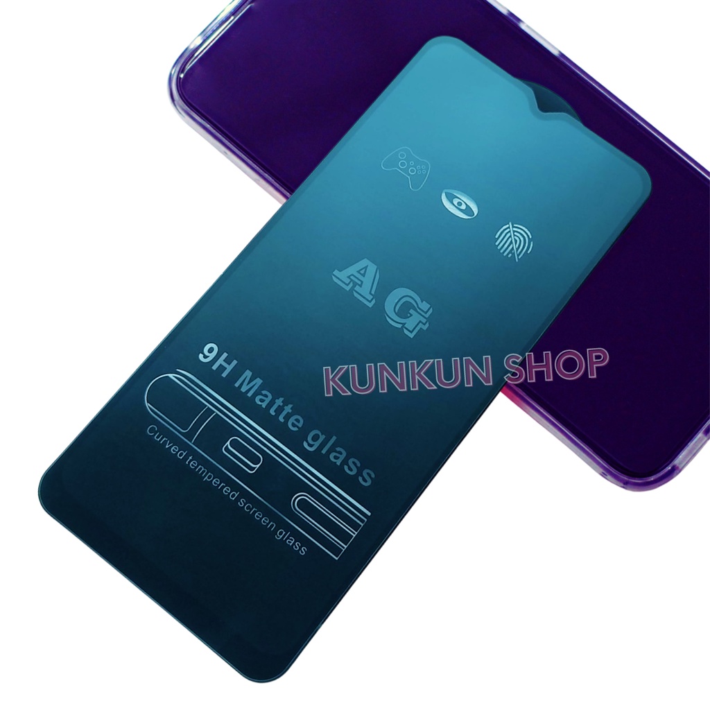 [AG Chống vân tay] Kính Cường Lực Xiaomi Redmi note 8/ Note 8 Pro -Full màn hình -Nhám chống mồ hôi tay - Vuốt siêu mượt