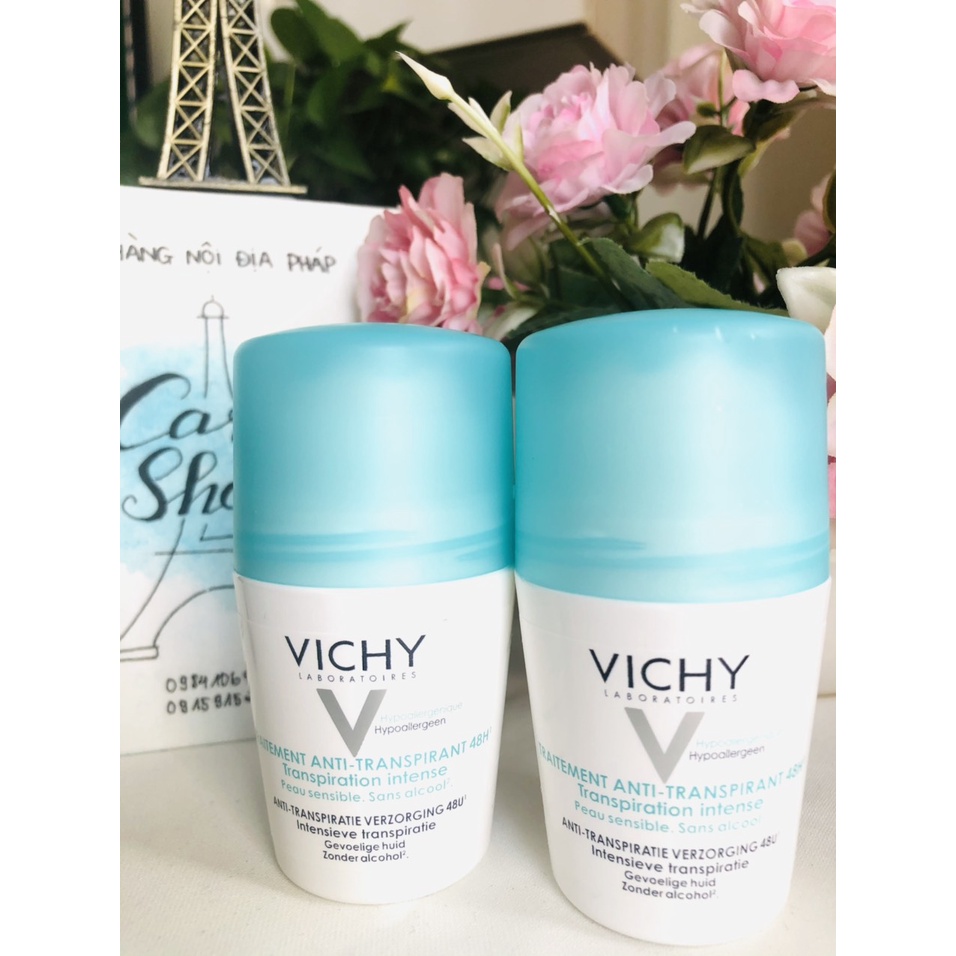 Lăn khử mùi Vichy nội địa Pháp 50ml