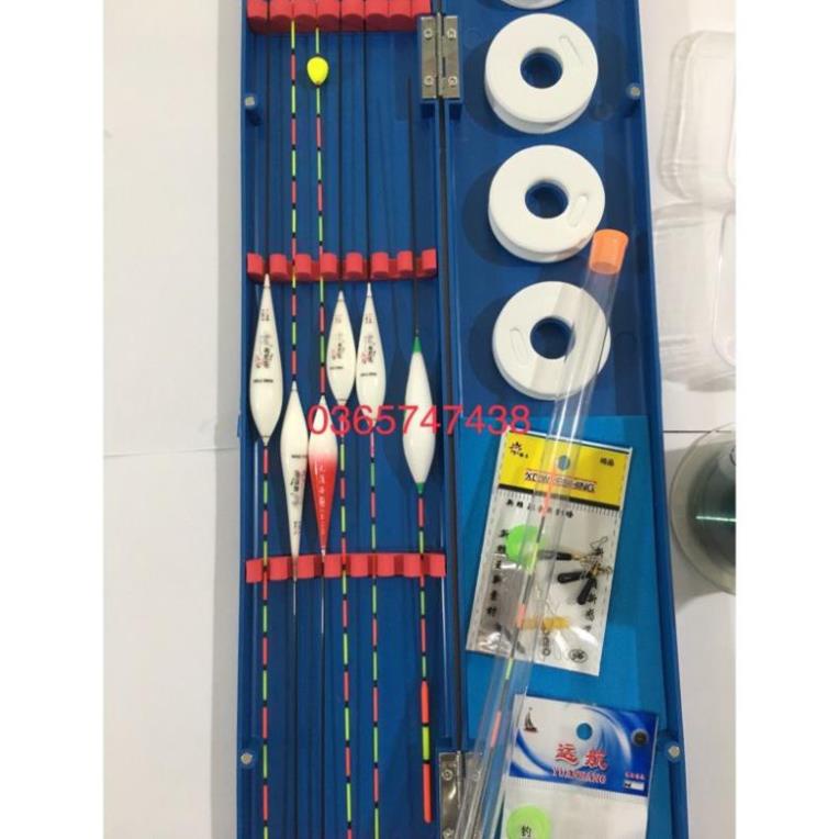 Combo hộp phao giá rẻ kèm phao điện đổi màu- phạm phương