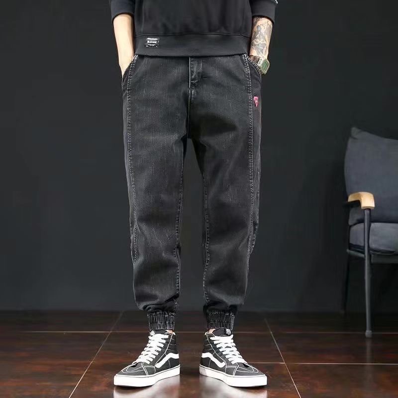 Quần jeans jogger dáng dài phong cách hip hop cá tính thời trang cho nam | BigBuy360 - bigbuy360.vn