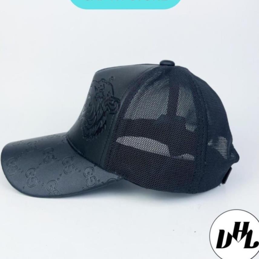 Mũ lưỡi trai GUCCI. Nón kết da in hình con hổ full tem thời trang nam nữ