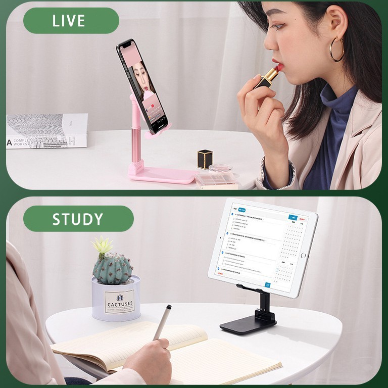 Universal Cellphone holder Foldable Desk Phone stand Telescopic Adjustable Mobile/Pad Stand