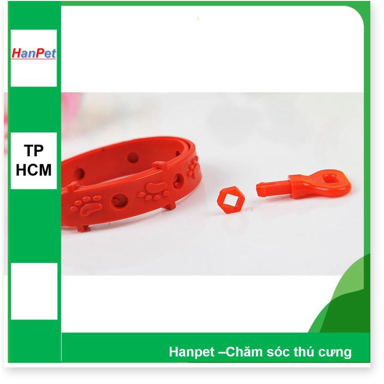 LN HP - Vòng chống rận Hanpet 19k chống ve bọ chét hiệu quả 4 tháng cho chó mèo thú cưng vòng đeo cổ chống ve rận