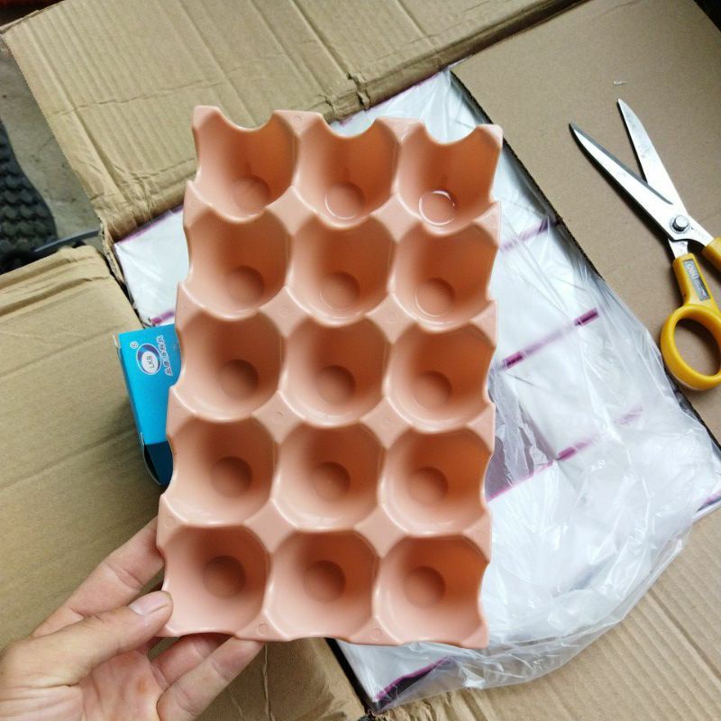 Hộp khay nhựa đựng trứng, có nắp chống đổ, nhựa an toàn cho sức khỏe