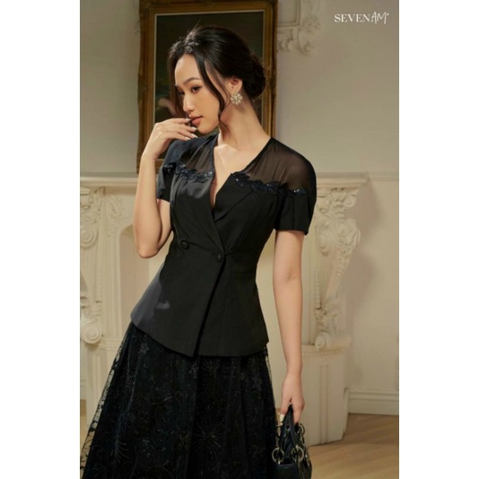 Chân váy ren xòe hãng SEVEN.AM giá gốc 947.000đ