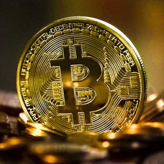 Đồng tiền bitcoin kim loại mạ vàng sưu tầm