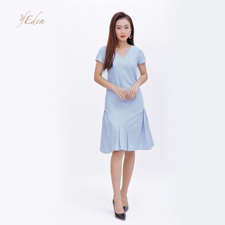 Đầm Suông Thời Trang Eden Cổ Tim Đuôi Cá - D372