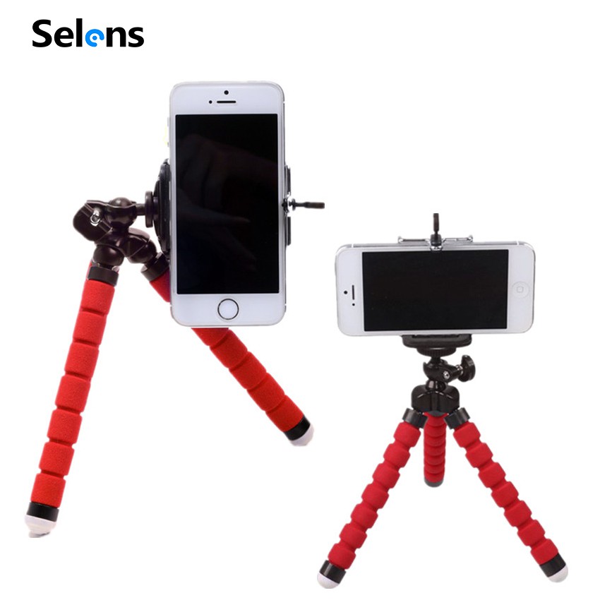 Giá đỡ ba chân SELENS mini kiểu dáng bạch tuộc linh hoạt dành cho điện thoại máy ảnh