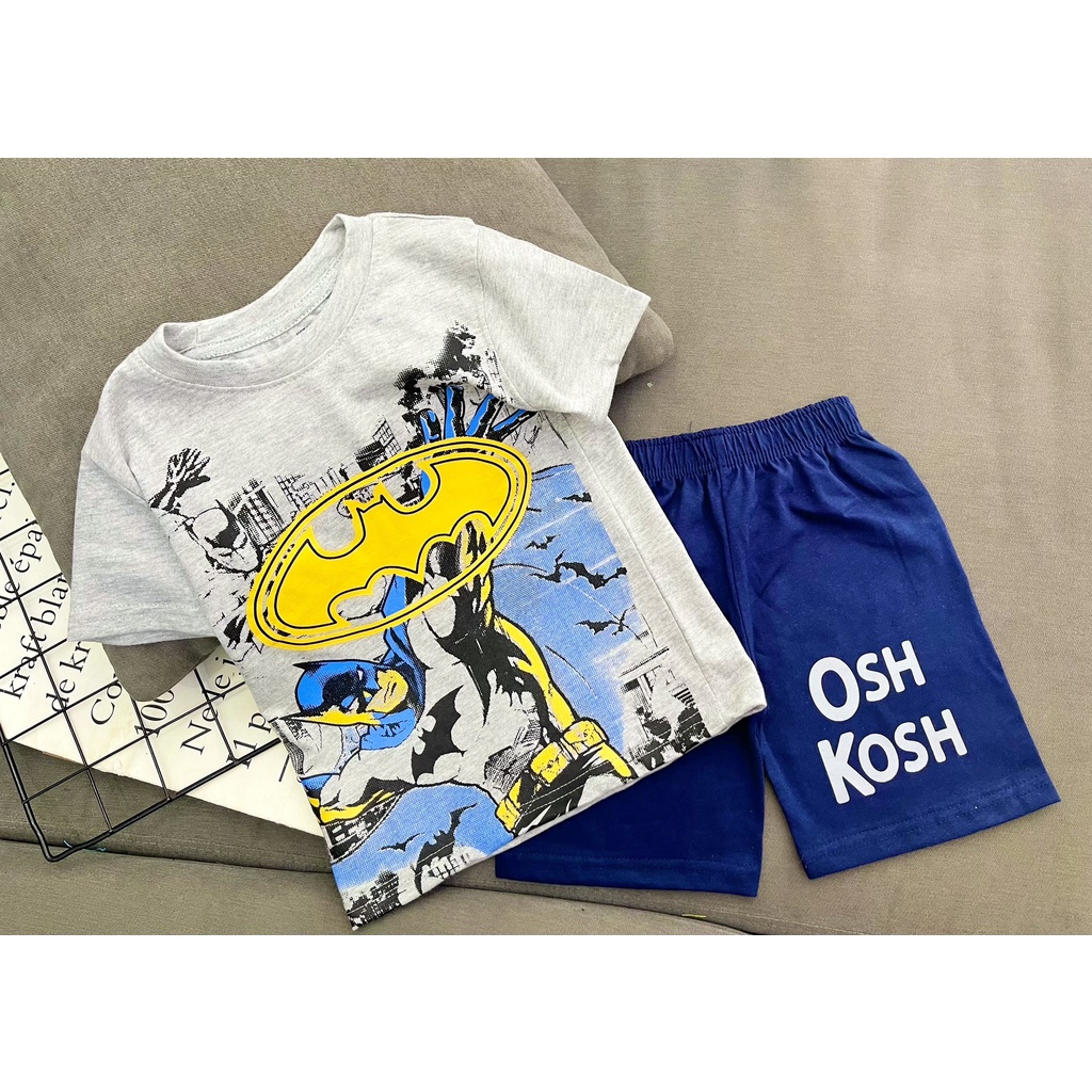 BỘ THUN NGẮN OSHKOSH NHIỀU MẪU ĐẸP CHO BÉ TRAI 2-12T - BIGBABYSHOP