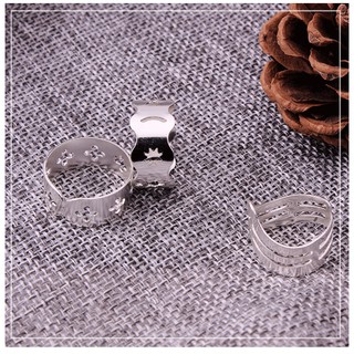 Sét 3 chiếc nhẫn màu trắng