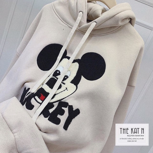 Áo Nỉ có mũ thêu hình Micky chất đẹp | BigBuy360 - bigbuy360.vn