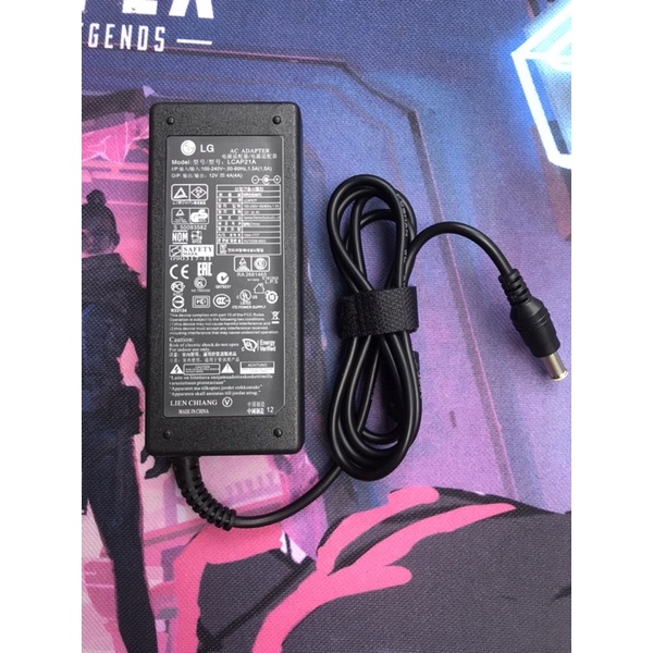 Adapter Nguồn 12V - 4A Cho Màn Hình Máy Tính LG - Kèm Dây Nguồn