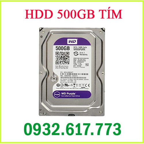 Ổ CỨNG HDD 500GB TÍm