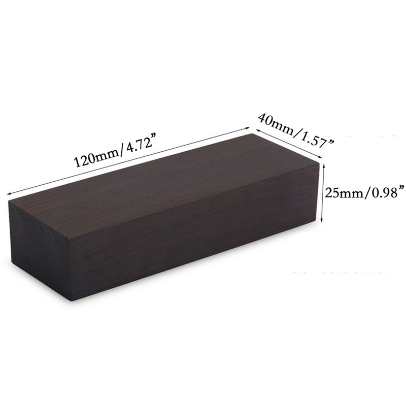 Khối Gỗ Mun Màu Đen Có Tay Cầm Dùng Làm Đồ Thủ Công DIY