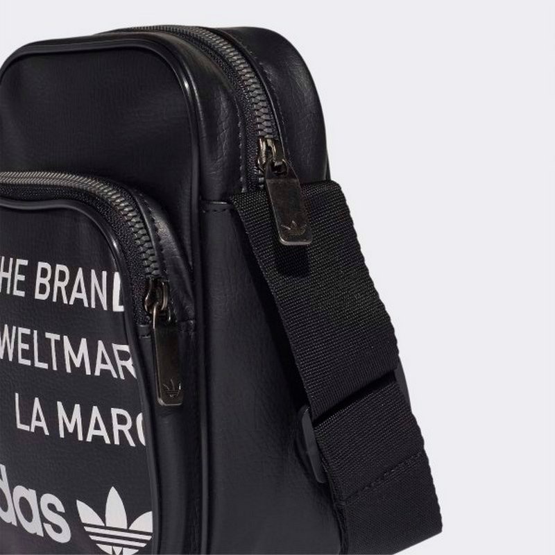 [ XẢ LỖ ] Túi Đeo Chéo Adidas Đen Vintage Mini Bag Classic Black Full Tag Code