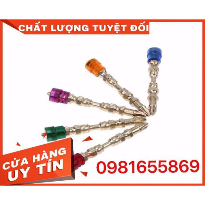 BỘ 10 MŨI KHOAN BẮN VÍT 4 CẠNH THAY ĐẦU CHUÔI TỪ TÍNH MTV