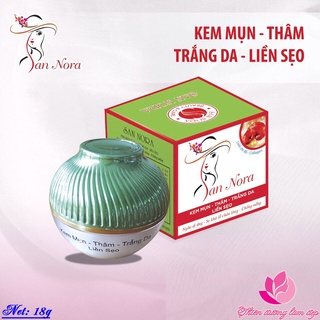 Kem mụn, thâm, trắng da, liền sẹo san nora - 18g