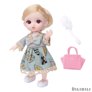 Búp Bê Công Chúa 3d Dễ Thương 16cm